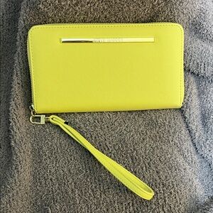 Steve Madden Bright Yellow Wristlet